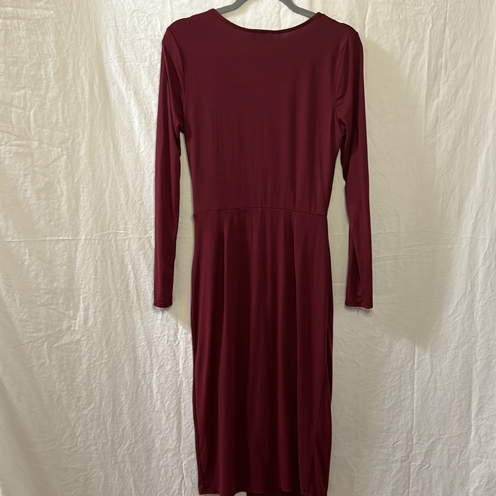 Modcloth Knit on the Town Faux-Wrap Dress - Picture 8 of 10